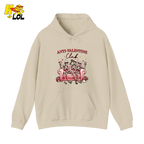 Anti Valentine Club Skeletons Hoodie Gift For Single Friends - HQLOL