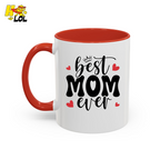 Best Mom Ever,  "#1 Mom" Mug Gift for Mother's Day - HQLOL