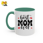 Best Mom Ever,  "#1 Mom" Mug Gift for Mother's Day - HQLOL