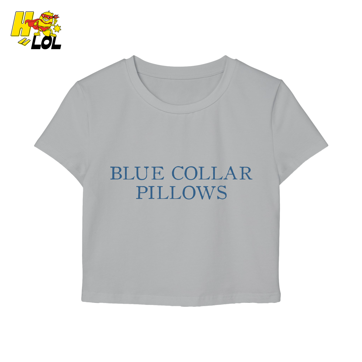Blue Collar Pillows Baby Tee Gift For Wife Girlfriend - HQLOL