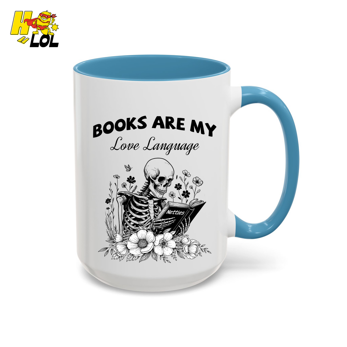 Books Are My Love Language Mug Personalized Gift For Book Lovers - HQLOL