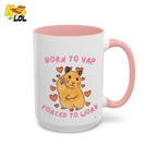 Born To Yap Forced To Work Hamster Mug Gift For Pet Lovers - HQLOL