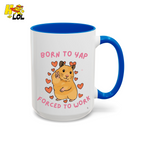 Born To Yap Forced To Work Hamster Mug Gift For Pet Lovers - HQLOL
