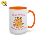 Born To Yap Forced To Work Hamster Mug Gift For Pet Lovers - HQLOL
