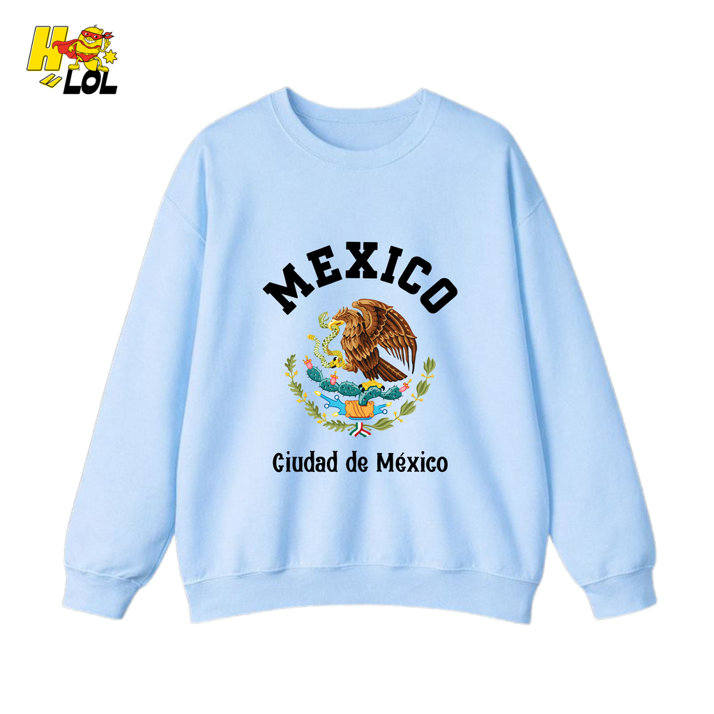 Ciudad de México Mexico City Graphic Sweatshirt Gift for Mexican - HQLOL