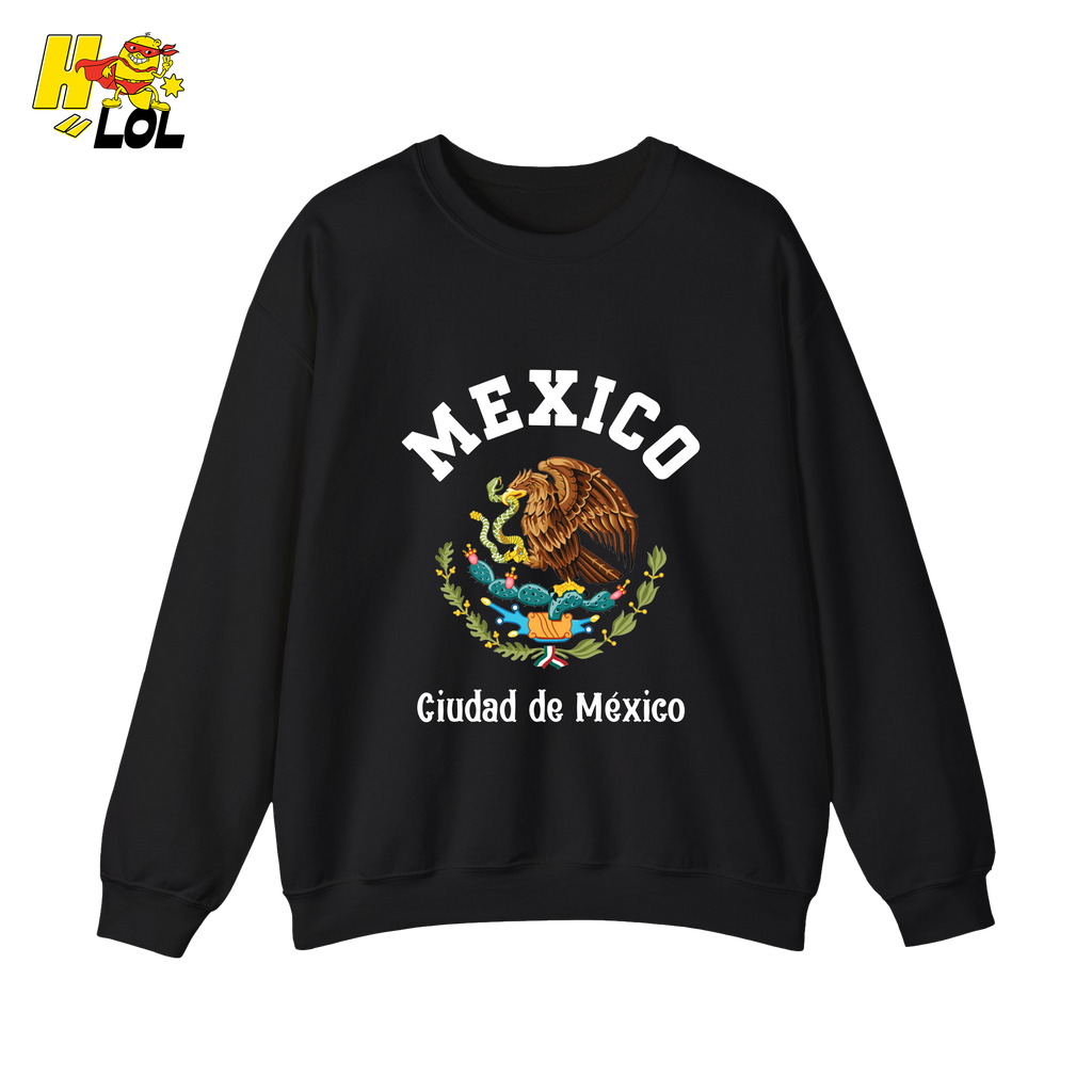 Ciudad de México Mexico City Graphic Sweatshirt Gift for Mexican - HQLOL