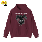 Cold Heart Club Raven Hoodie Gift for Anti Valentine - HQLOL