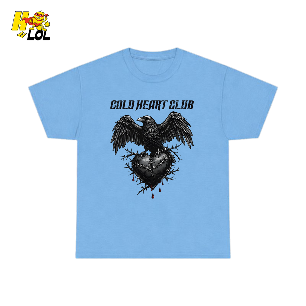 Cold Heart Club Raven Shirt Gift for Anti Valentine - HQLOL
