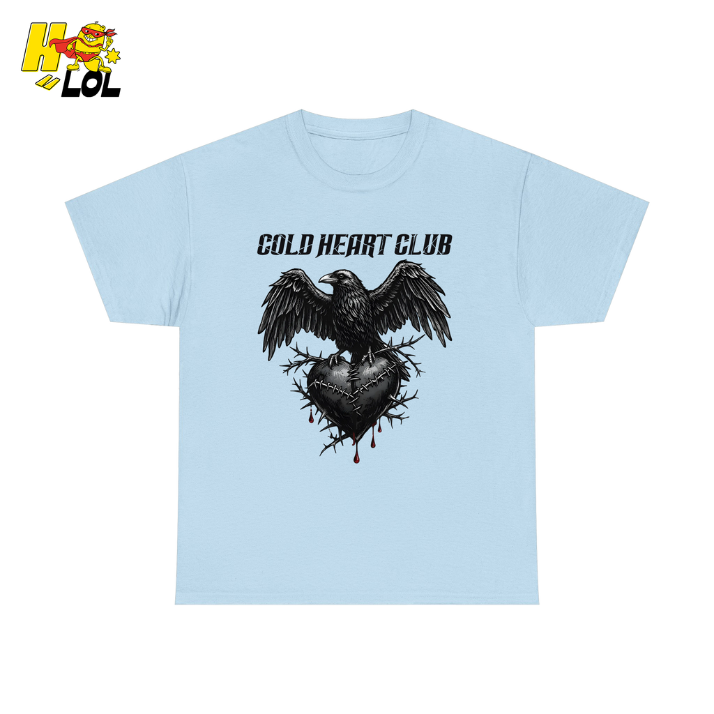 Cold Heart Club Raven Shirt Gift for Anti Valentine - HQLOL