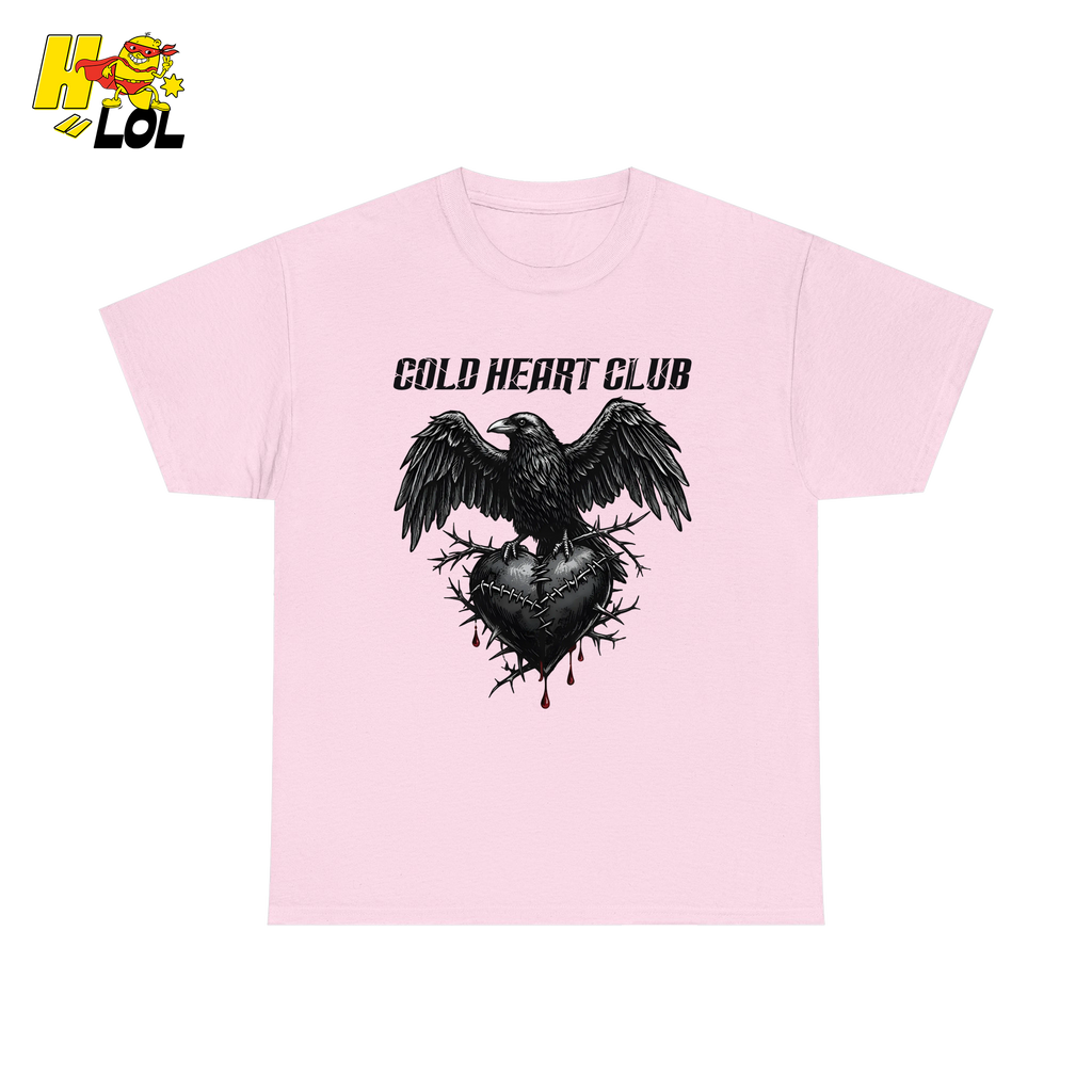 Cold Heart Club Raven Shirt Gift for Anti Valentine - HQLOL