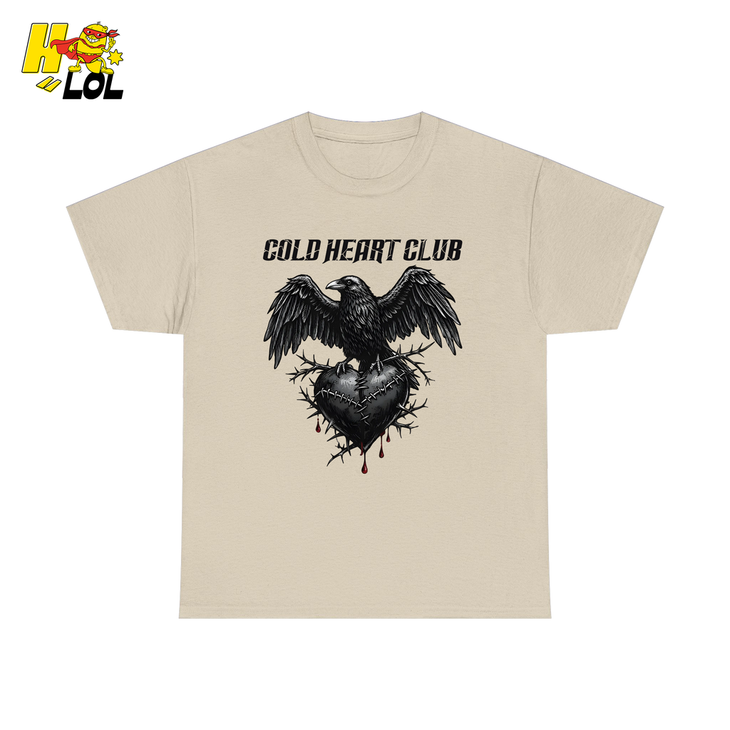 Cold Heart Club Raven Shirt Gift for Anti Valentine - HQLOL