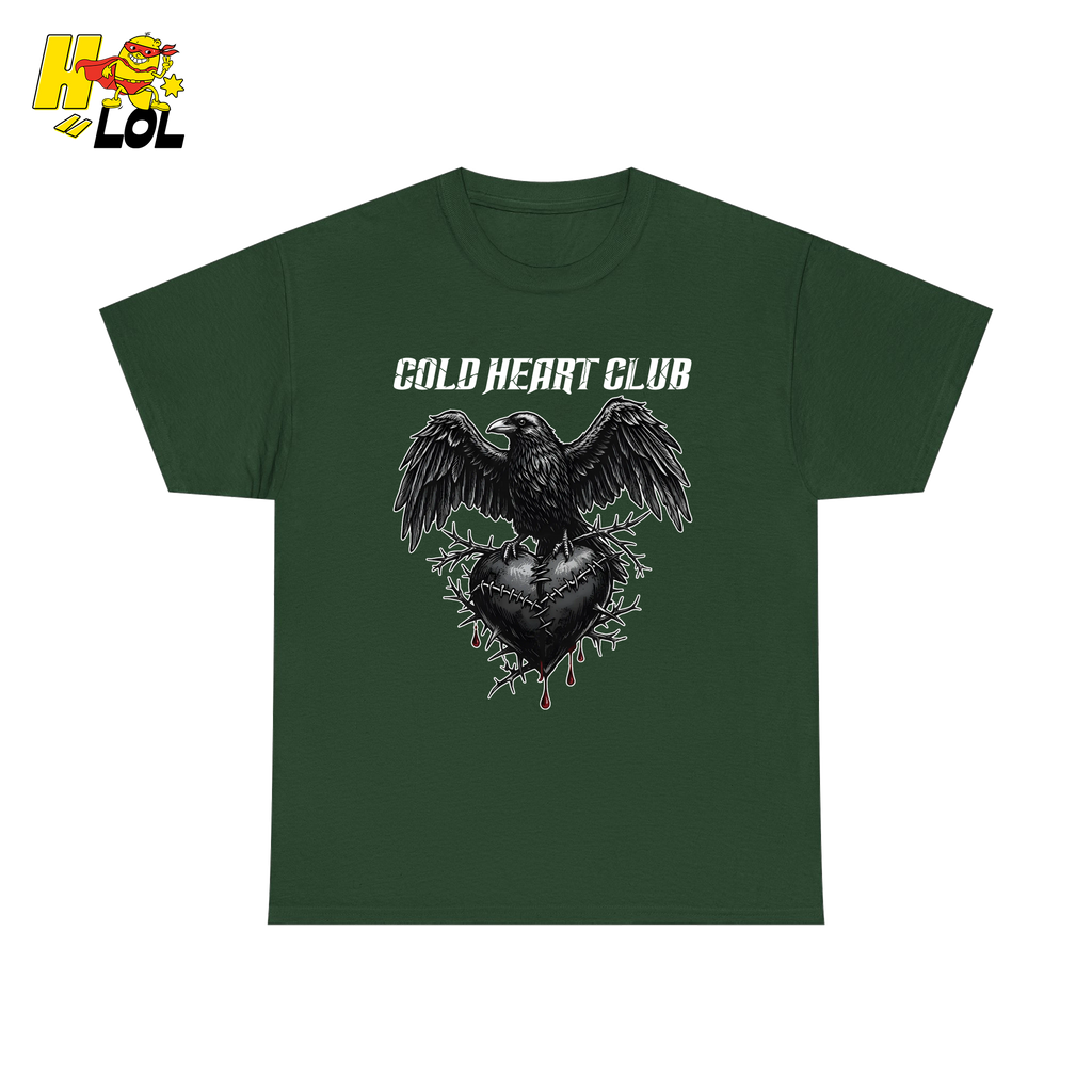 Cold Heart Club Raven Shirt Gift for Anti Valentine - HQLOL