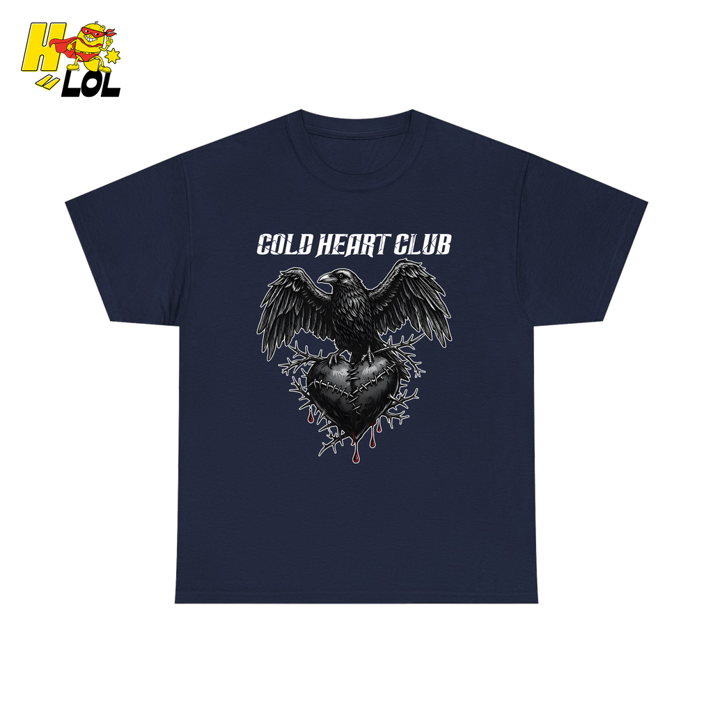 Cold Heart Club Raven Shirt Gift for Anti Valentine - HQLOL
