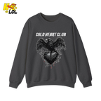 Cold Heart Club Raven Sweatshirt Gift for Anti Valentine - HQLOL