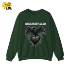 Cold Heart Club Raven Sweatshirt Gift for Anti Valentine - HQLOL
