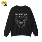Cold Heart Club Raven Sweatshirt Gift for Anti Valentine - HQLOL