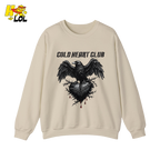 Cold Heart Club Raven Sweatshirt Gift for Anti Valentine - HQLOL