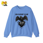 Cold Heart Club Raven Sweatshirt Gift for Anti Valentine - HQLOL