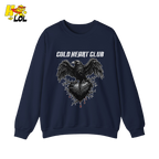 Cold Heart Club Raven Sweatshirt Gift for Anti Valentine - HQLOL