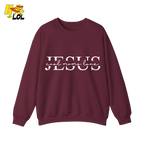 Cool Moms Love Jesus Graphic Sweatshirt Gift for Moms - HQLOL