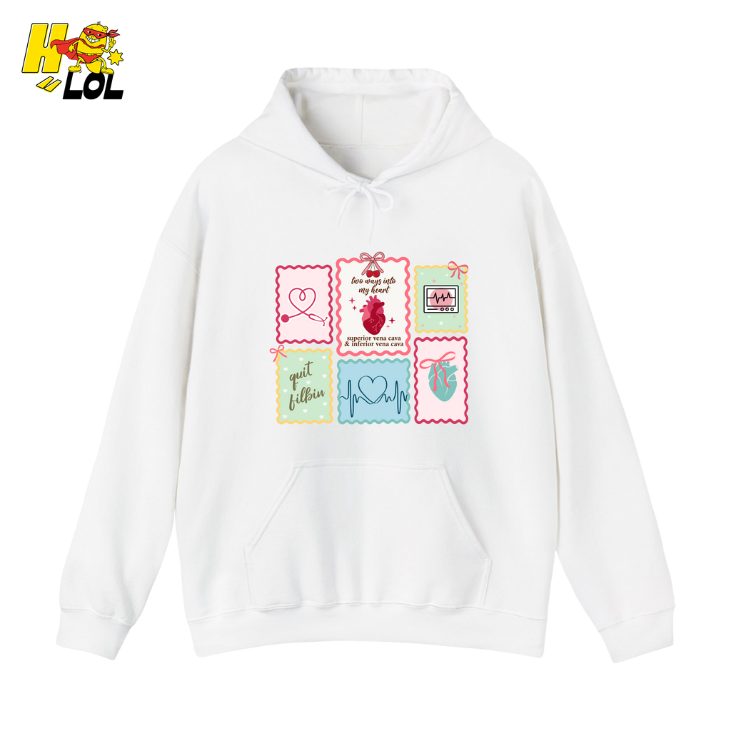 Coquette Cardiac Medical Hoodie Gift For Cardiac Nurse - HQLOL