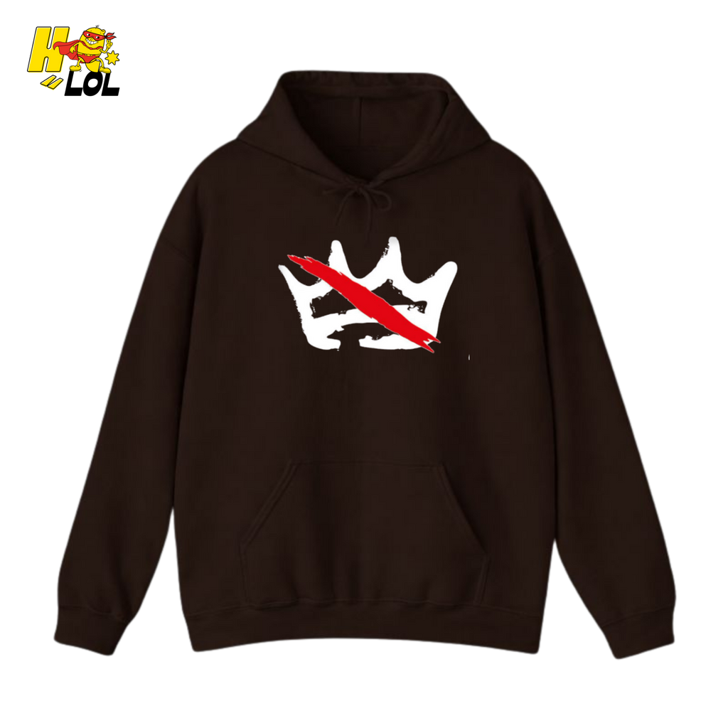 Crown Symbol Graphic Hoodie Gift For Free Spirits - HQLOL