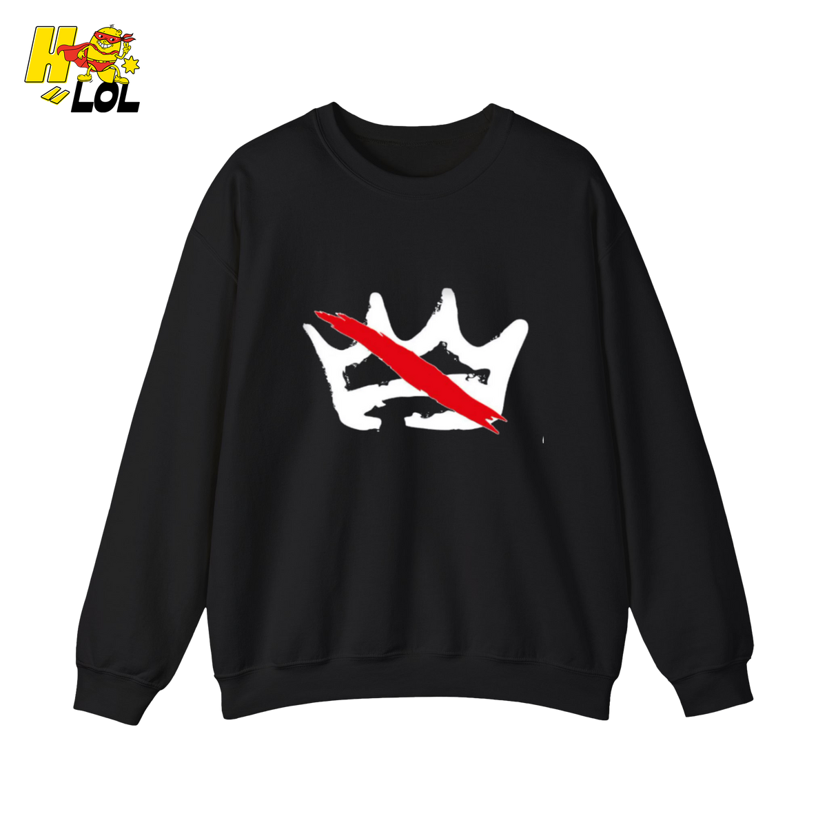 Crown Symbol Graphic Sweatshirt Gift For Free Spirits - HQLOL