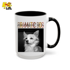 Dramatic Dog Portrait Proud Parents Mug Gift For Dog Lover - HQLOL