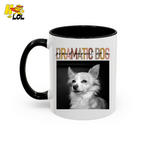 Dramatic Dog Portrait Proud Parents Mug Gift For Dog Lover - HQLOL