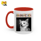 Dramatic Dog Portrait Proud Parents Mug Gift For Dog Lover - HQLOL