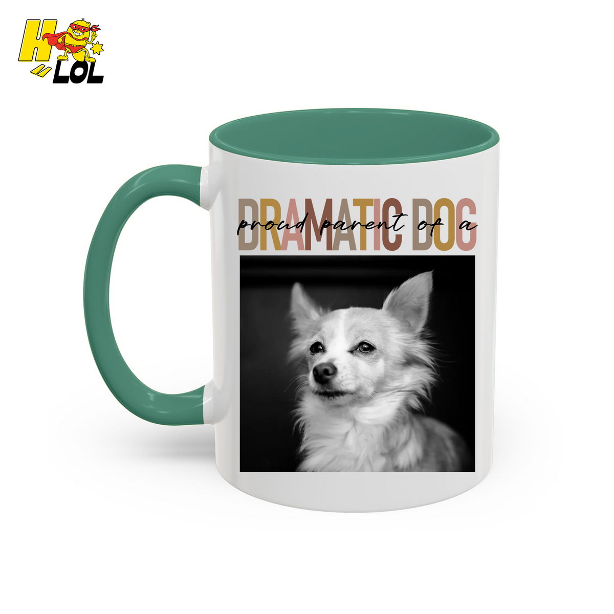 Dramatic Dog Portrait Proud Parents Mug Gift For Dog Lover - HQLOL