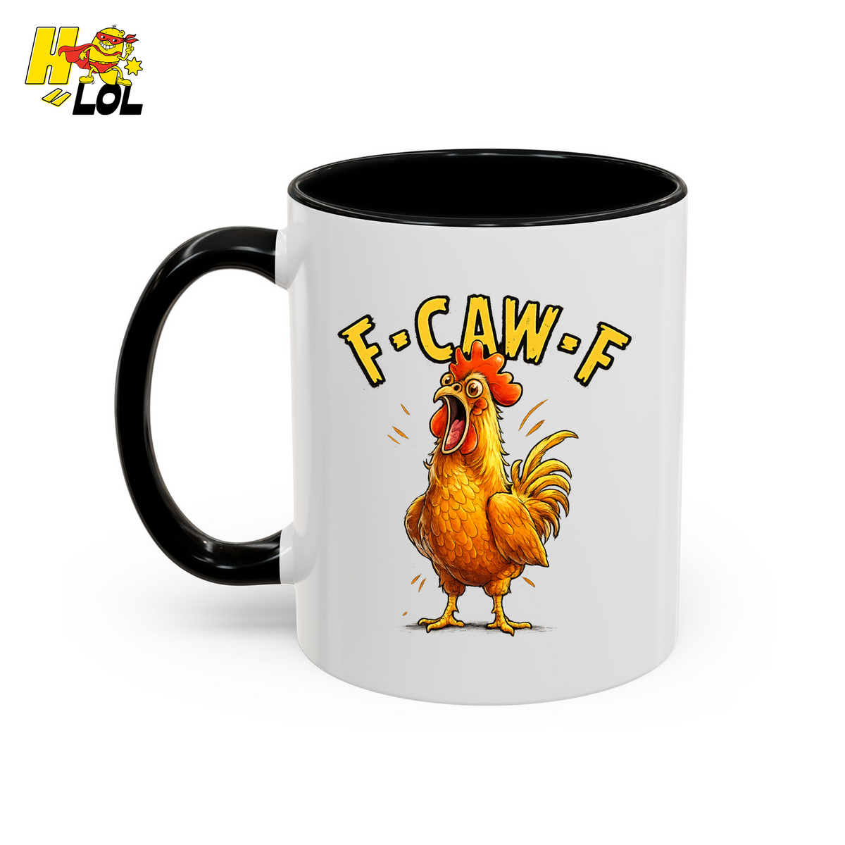 F Caw F Funny Chicken Mug Gift For Chicken Lovers - HQLOL