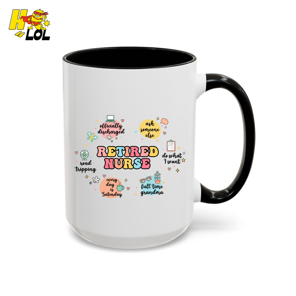 Retired Nurse Life Activities Mug Gift for Nurse - HQLOL