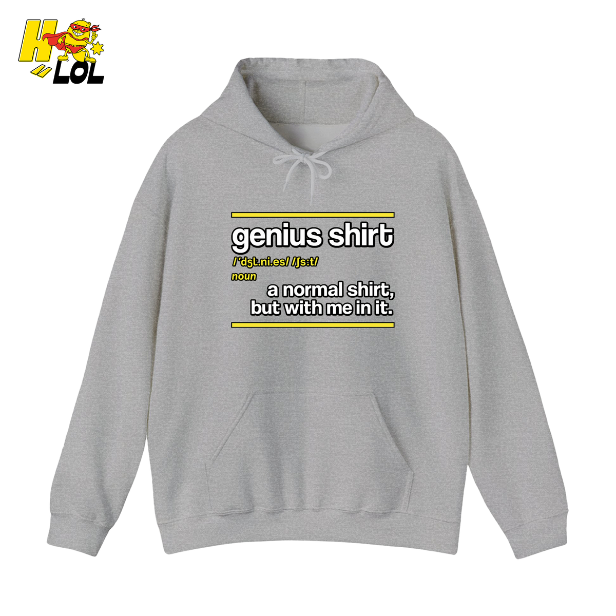 Genius Shirt Definition Humor Hoodie Gift for Smart People - HQLOL