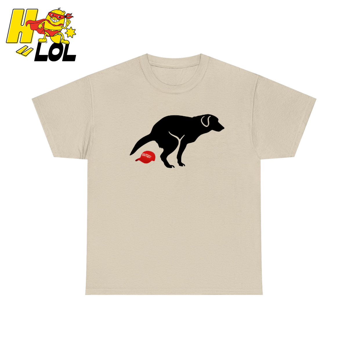 Dog Pooping Political Humor T Shirt Gift For Meme Fans - HQLOL