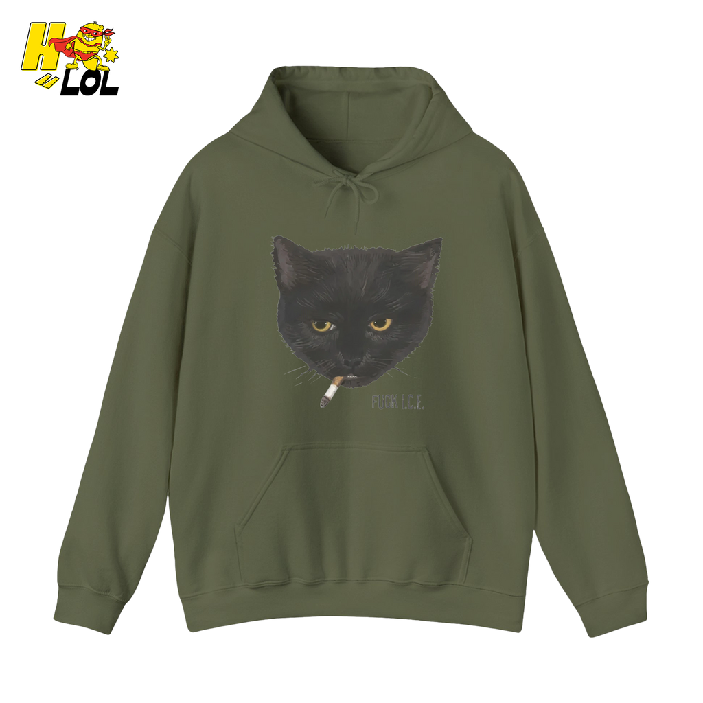 Fuck ICE Anti Trump Satire Hoodie Gift For Political Humor Fans - HQLOL