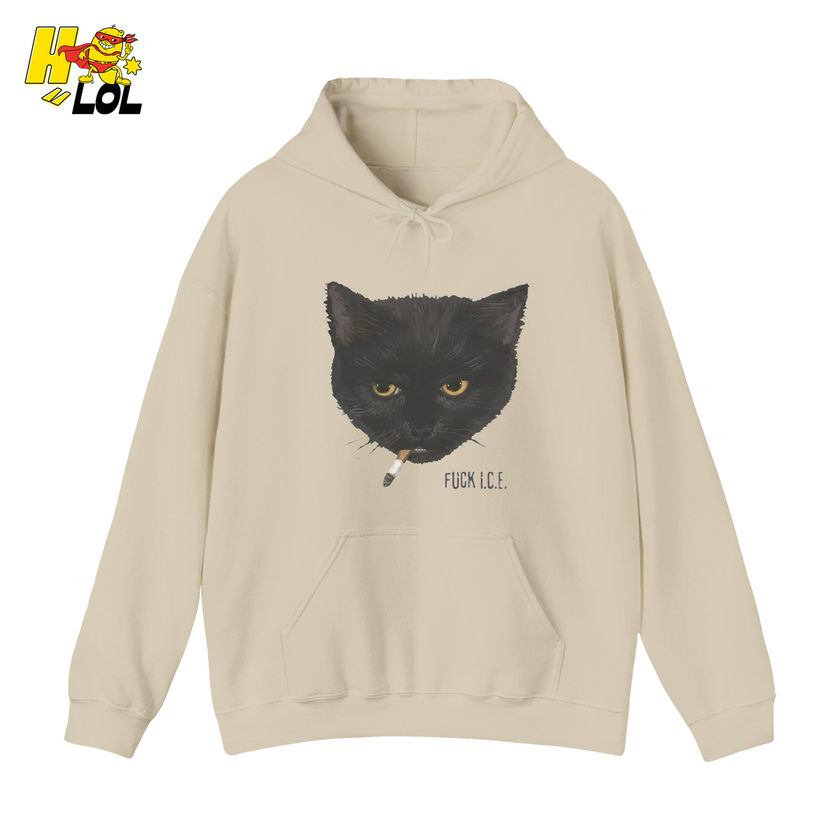 Fuck ICE Anti Trump Satire Hoodie Gift For Political Humor Fans - HQLOL