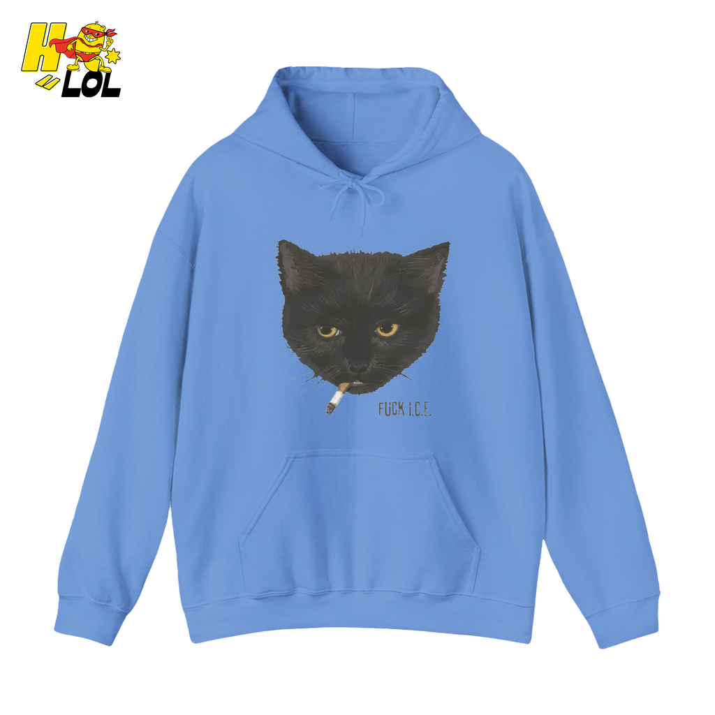 Fuck ICE Anti Trump Satire Hoodie Gift For Political Humor Fans - HQLOL