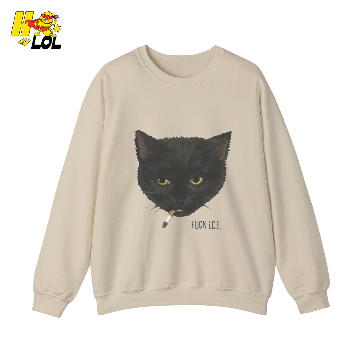 Fuck ICE Anti Trump Satire Sweatshirt Gift For Political Humor Fans - HQLOL