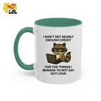 Funny Raccoon Sarcastic Work Mug Gift For Coworker - HQLOL