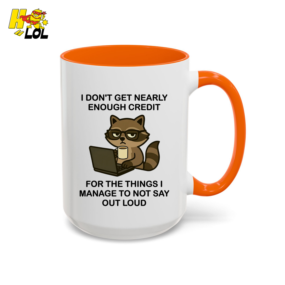 Funny Raccoon Sarcastic Work Mug Gift For Coworker - HQLOL
