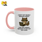 Funny Raccoon Sarcastic Work Mug Gift For Coworker - HQLOL