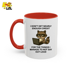 Funny Raccoon Sarcastic Work Mug Gift For Coworker - HQLOL