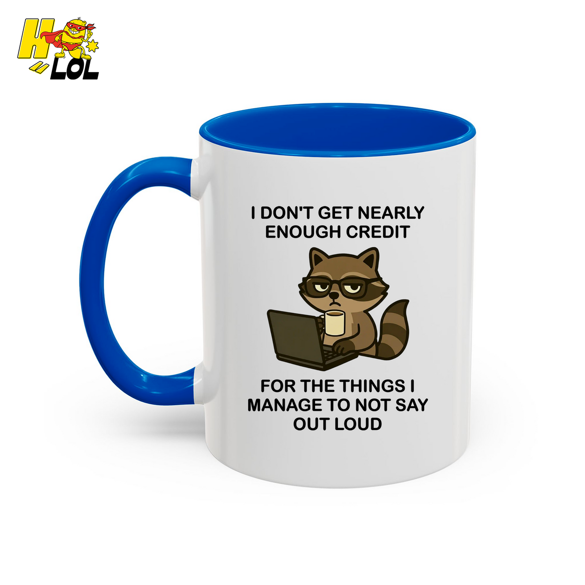 Funny Raccoon Sarcastic Work Mug Gift For Coworker - HQLOL