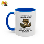 Funny Raccoon Sarcastic Work Mug Gift For Coworker - HQLOL