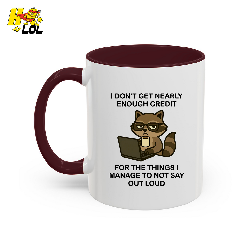 Funny Raccoon Sarcastic Work Mug Gift For Coworker - HQLOL