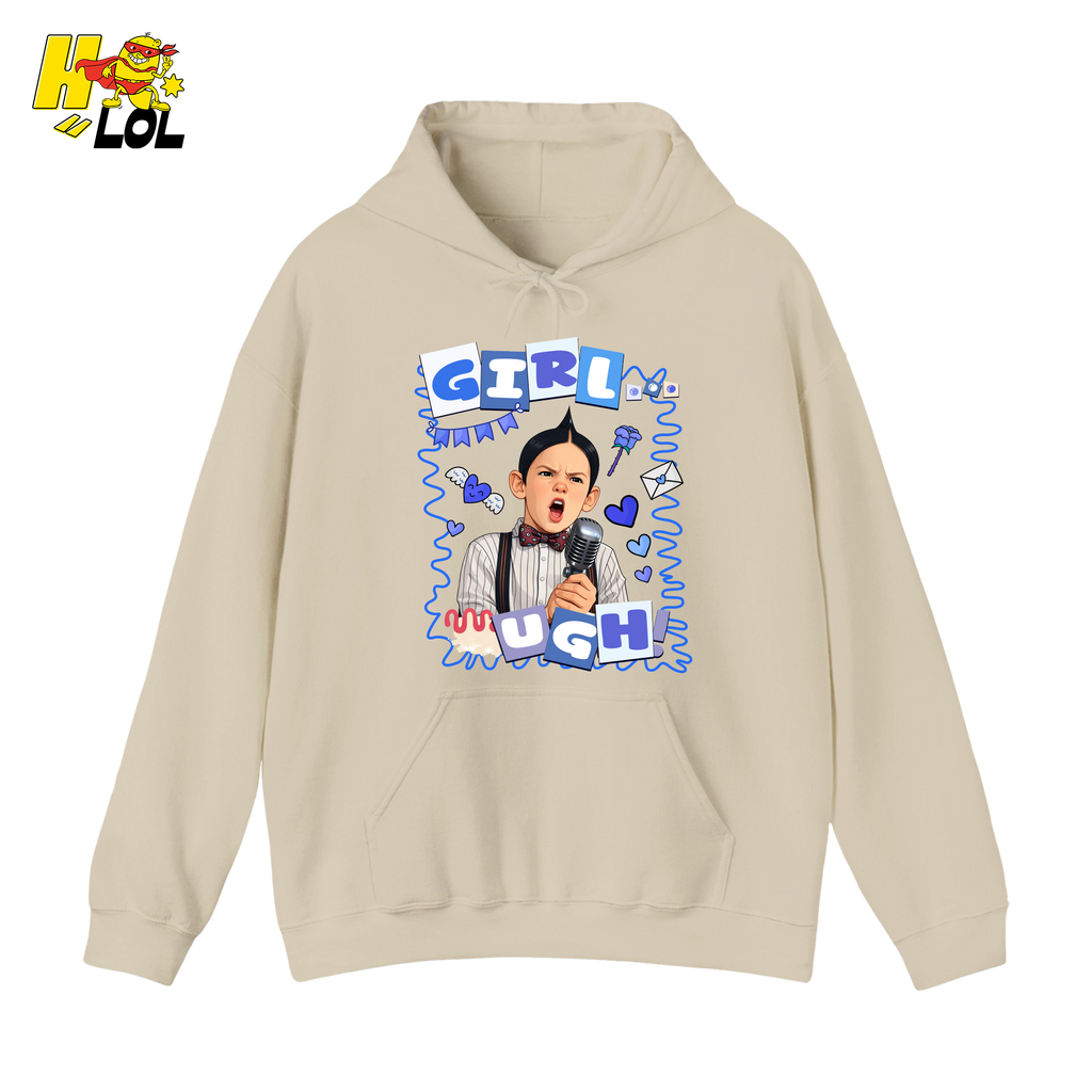 Girls Ugh! Hoodie Funny Valentines Day Gift for Him - HQLOL