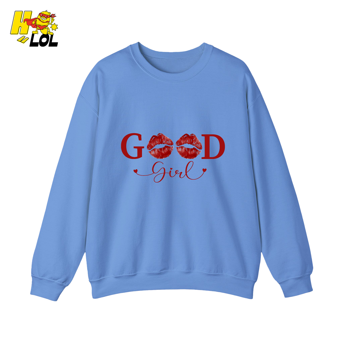 Good Girl Bookish Graphic Sweatshirt Gift for Her - HQLOL