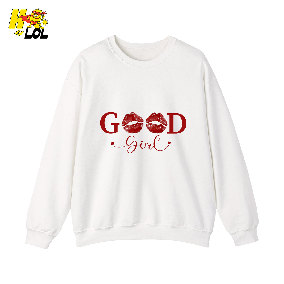 Good Girl Bookish Graphic Sweatshirt Gift for Her - HQLOL