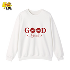 Good Girl Bookish Graphic Sweatshirt Gift for Her - HQLOL
